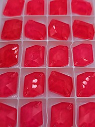 Космик Неон Красный коралл 13*17мм