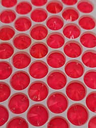 Риволи Неон Красный коралл 12мм