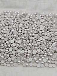 Полужемчуг White pearl ss16 HF "стекло".