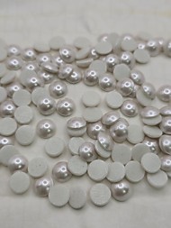 Полужемчуг White pearl ss34 HF "стекло".