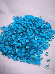 Semicircle Aquamarine AB ss16 700pcs