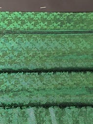 Голография №150 цвет Изумруд на черном Большая точка