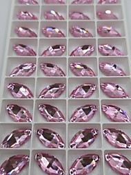 Лодочки Лайт Роза 9*18мм, упаковка 36 шт.