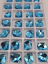 Космик Аквамарин 11*14мм, упаковка пластина 28 шт.