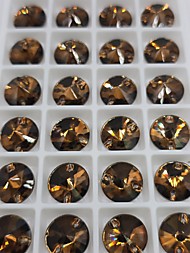 Риволи Темный Топаз 14мм