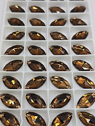 Лодочки Темный Топаз 9*18мм