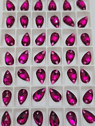 Капли Fiery Rose 7*12mm упаковка 48 шт.