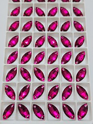 Лодочки Fiery Rose 7*15mm упаковка 48 шт.