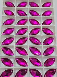 Лодочки Fiery Rose 9*18mm упаковка 36 шт.