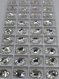 Овал Кристал 10*14мм упаковка 36 шт