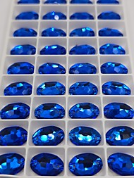 Овал Капри Блю 11*16мм