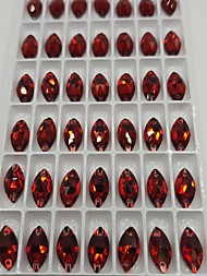 Лодочки Дарк Сиам 7*15мм, упаковка 42 шт.