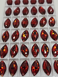 Лодочки Дарк Сиам 9*18мм, упаковка 36 шт.